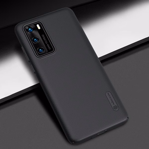 Nillkin Super Frosted Shield vāciņš ierīcei Huawei P40, melns