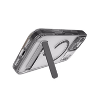 ZAGG Santa Cruz Snap KS Magnētiskais viedtālruņa apvalks ar statīvu iPhone 17 Pro Max – caurspīdīgs un melns