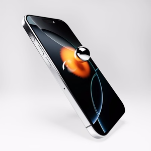 Puro Elastīgais Stikls D3O Hibrīda Stikls ar Melnu Rāmi iPhone 16 Pro