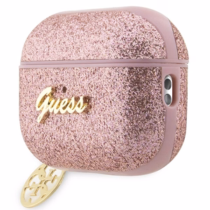 Guess GUAP2GLGSHP viedtālruņa apvalks (m) - rozā Glitter Flake 4G Charm Collection