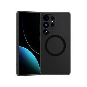 Benks magnētiskais Lucid Armor viedtālruņa apvalks (0045) Samsung Galaxy S25 Plus Ultra, melns