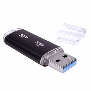SILICON POWER Blaze B02 USB zibatmiņa 16 GB USB Type-A 3.2 Gen 1 (SP016GBUF3B02V1K) melna