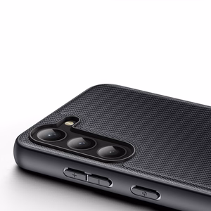 Dux Ducis Fino viedtālruņa apvalks Samsung Galaxy S23+ ar silikona rāmi melns
