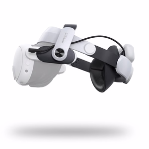BoboVR M3 Pro Strap for Meta Quest 3 VR Headset + BoboVR B2 Battery - Black and White
