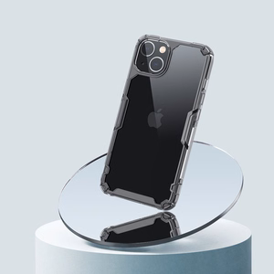 Nillkin Nature Pro viedtālruņa apvalks iPhone 14 Plus, bruņu vāciņš, caurspīdīgs