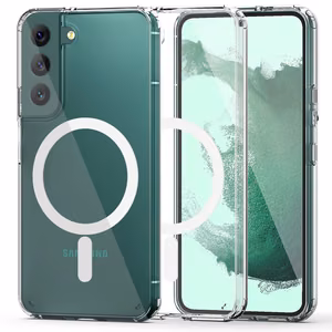 Tech-Protect FlexAir Hybrid Magnētiskais viedtālruņa apvalks Samsung Galaxy S22 - caurspīdīgs