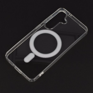 Акриловый чехол MagSafe для Samsung Galaxy S25 Edge прозрачный