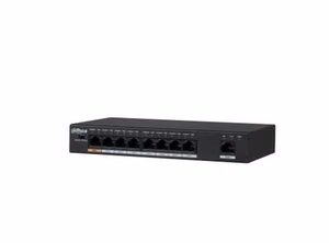 Komutators DAHUA L2 PoE 8 porti 96W DH-PFS3009-8ET1GT-96-V2