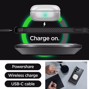 Spigen Rugged Armor viedtālruņa apvalks Samsung Galaxy S24 Ultra - matēts melns