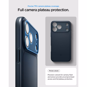 Spigen Thin Fit MagSafe maciņš iPhone 17 Pro Max / 18 Pro Max, zils