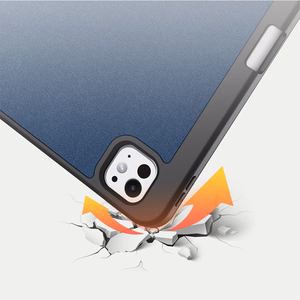 Dux Ducis Domo apvalks ar vāciņu un viedo miega režīmu Xiaomi Pad 6 / 6 Pro – zils