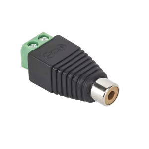 RCA ligzda ar ātro savienotāju