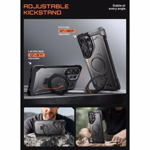 Supcase UB Grip Mag MagSafe futrālis Samsung Galaxy S26 Ultra - Melns