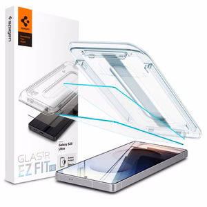 Spigen Glas.tR EZ Fit rūdīta stikla aizsargs Samsung Galaxy S25 Ultra (2 gab.)