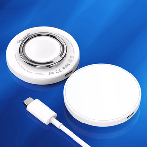 MagSafe Choetech T603-F inductive charger with holder - white