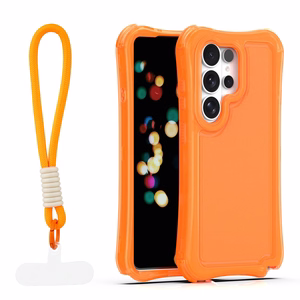 Safepop maciņš ar siksniņu priekš Samsung Galaxy S26 Ultra oranžs