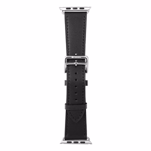 Ремешок для Apple Watch Forcell F-Design FA20 с отверстиями эко-кожа 42 / 44 / 45 / 49 мм чёрный