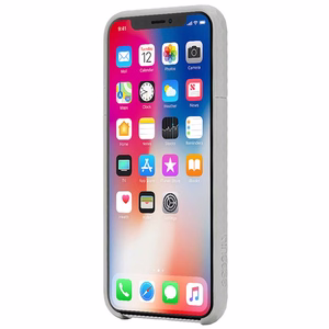 Incase Pop vāciņš ierīcei iPhone X, caurspīdīgs un slānekļpelēks