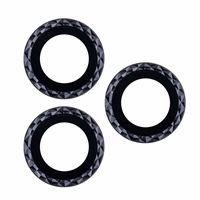 Briļļu komplekts iPhone 12 6,1" melns rombs (2 gab.)