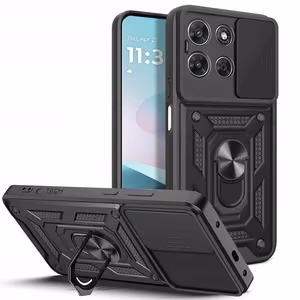 Tech-Protect CamShield Pro maciņš priekš Motorola Moto G67 / G77 - melns