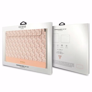 Guess GCube svītrains 14" klēpjdatora apvalks - rozā