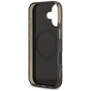 US Polo DH un apakšējās joslas logotips Magnētiskais apvalks iPhone 17 - melns
