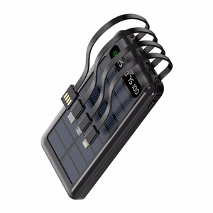 Setty solar power bank SLR-100 10000 mAh melns