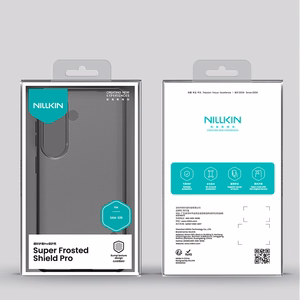 Nillkin Super Frosted Shield Pro maciņš priekš Samsung Galaxy S26 Plus caurspīdīgi melns