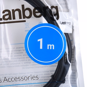 Lanberg CA-USBA-30CU-0010-BK USB kabelis 1m 3.0 USB A melns
