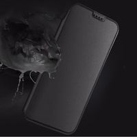 Dux Ducis Skin Pro viedtālruņa apvalks iPhone 17 Air ar vāciņu un kartes nodalījumu - melns