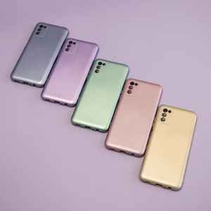Metallic чехол для Samsung Galaxy A35 5G голубой