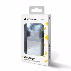 Lādētājs Wozinsky WWC-01 balts (3xUSB / 30W)