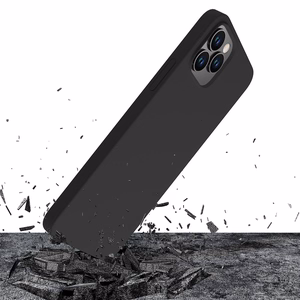 3mk silikona viedtālruņa apvalks iPhone 12 Pro Max - melns