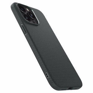 Spigen Liquid Air iPhone 15 Pro Max viedtālruņa apvalks - tumši zaļš