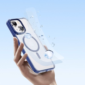 Dux Ducis Clin2 vāciņš iPhone 14 Plus magnētiskais MagSafe apvalks zils