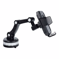 Auto turētājs vējstiklam / paneļim SUPER STRONG ZP-X0566 melns