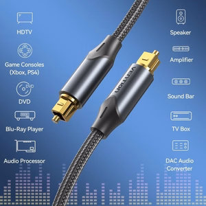 Vention optiskais audio kabelis, pīts, 5 m