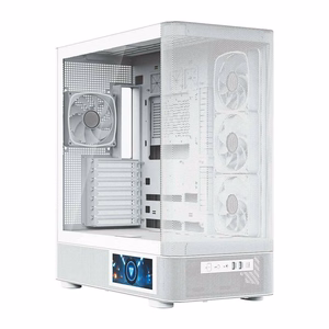 MODECOM Volcano AQ400 ARGB Midi balts