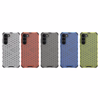 Honeycomb viedtālruņa apvalks Samsung Galaxy S23+ bruņots hibrīda pārsegs melns