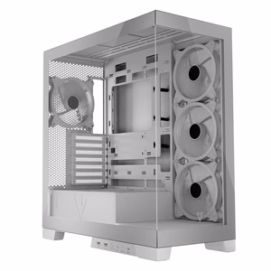 Modecom Volcano SPACE APEX ARGB MIDI Midi Tower balts datora korpuss