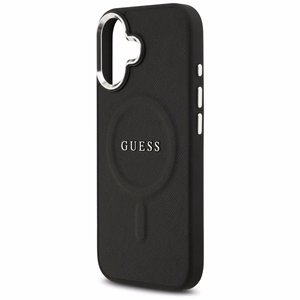 Guess klasiskā logotipa magnētiskais vāciņš iPhone 17 – melns