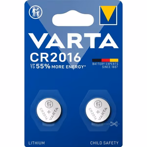 VARTA Lithium Battery CR2016 3V 2 pcs