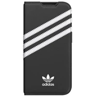 Adidas OR Viedtālruņa apvalks Booklet PU iPhone 14 Pro melns/balts 50196