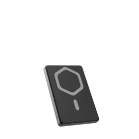 Portatīvais lādētājs UAG īpaši plāns 5K 5000 mAh ar statīvu 10W USB-C kabelis saderīgs ar MagSafe - titāna