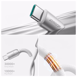 USB-C - USB-C kabelis Joyroom S-A51 60W 1.2m pelēks