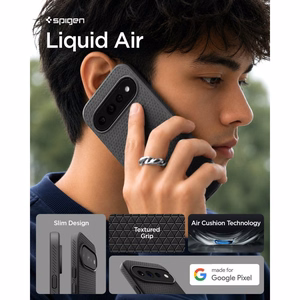 Spigen Liquid Air maciņš, paredzēts Google Pixel 11 Pro XL, melns