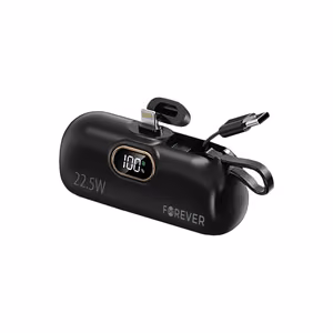 Forever мини внешний аккумулятор MTB-100 22.5W 5000 мАч Lightning чёрный