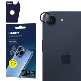 3mk HARDY objektīva aizsargstikls Apple iPhone 16E - melns