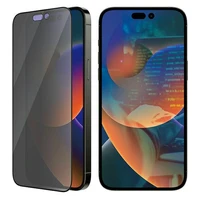PanzerGlass Ultra-Wide Fit antibakteriālais privātuma rūdītais stikls ar pozicionētāju iPhone 14 Pro Max viedtālrunim
