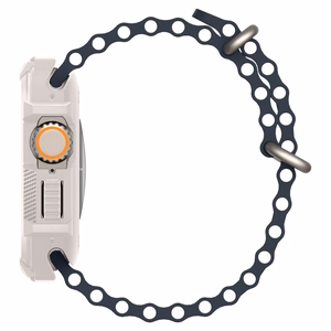 Spigen Rugged Armor apvalks Apple Watch Ultra 1 / 2 (49mm) - bēšs